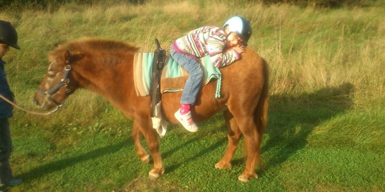 Kind auf Pony Kind auf Pony