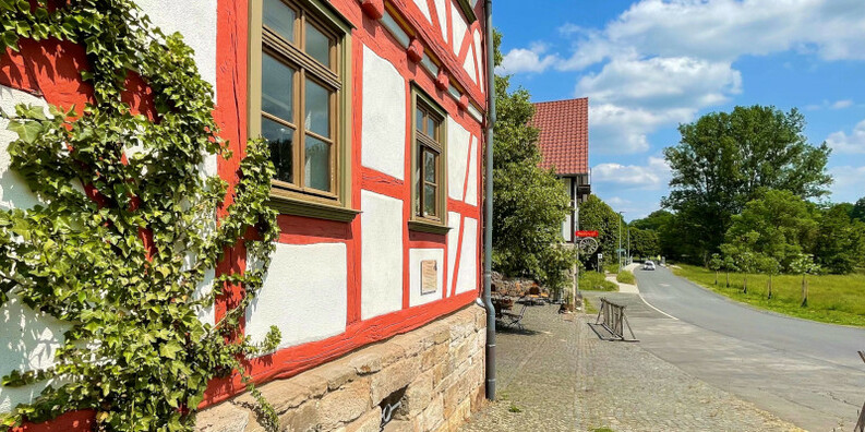 Blick zur Straße