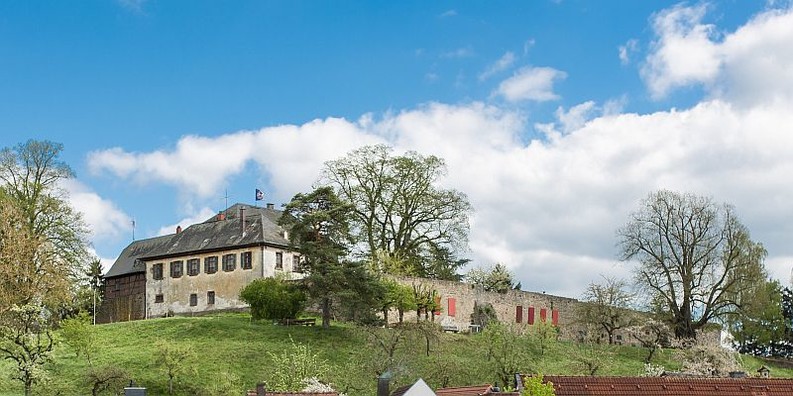 Blick auf Schloss- Zeigt eine vergrößerte Version