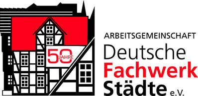 Logo 50 Jahre Deutsche Fachwerkstraße