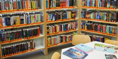 Blick in die Bibliothek Blick in die Bibliothek