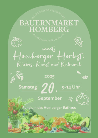 Plakat Herbstmarkt