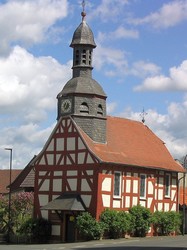 Kirche in Dannenrod- Zeigt eine vergrößerte Version