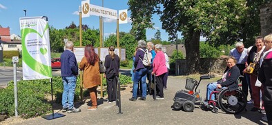 kunstHALTESTELLE an der Friedhofskapelle